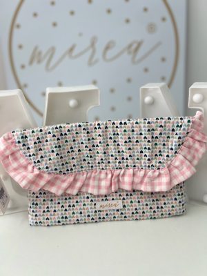 Portadocumentos con Estampado de Corazones Mirea
