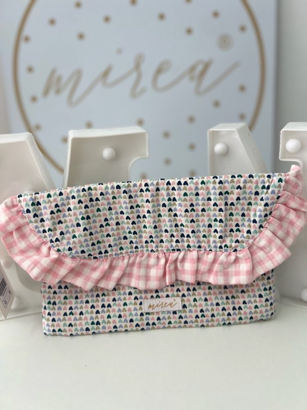 Portadocumentos con Estampado de Corazones Mirea