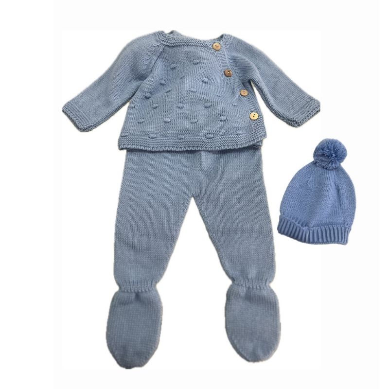 Primera puesta para bebé azul Primera puesta para bebé azul