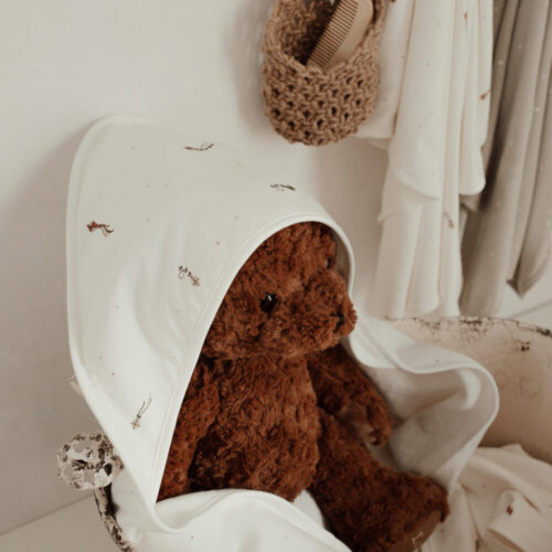 Capa de baño delantal cometas