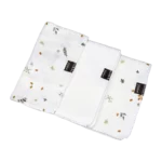 Pack 3 toallitas algodón orgánico Hojas