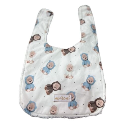 Babero osos azules