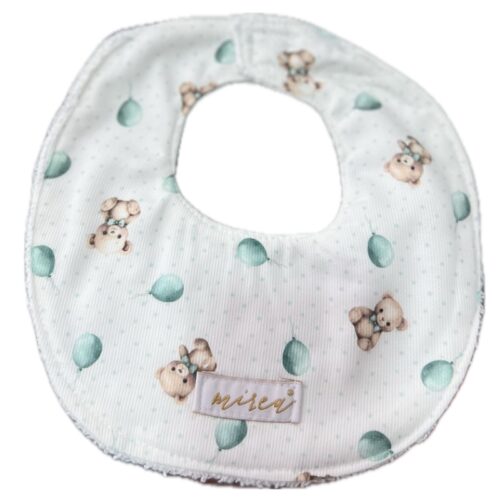 Babero ositos con globo