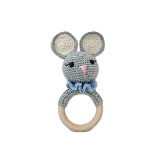 Sonajero para bebé ratón