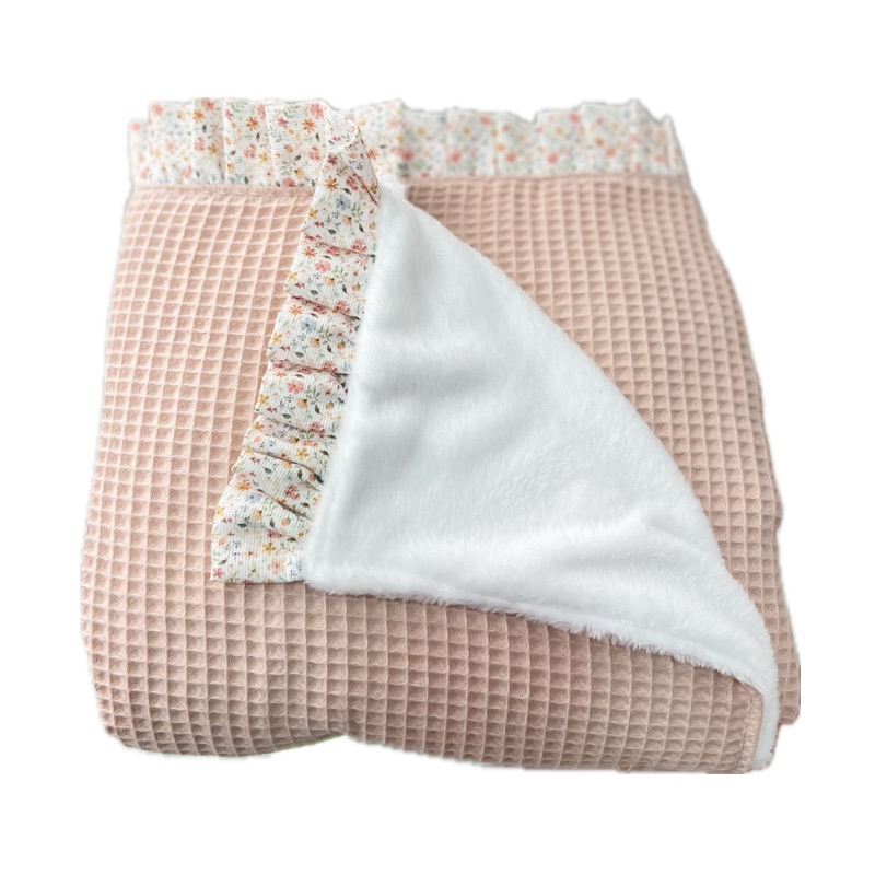 Manta para bebé volante Flores Manta para bebé volante Flores