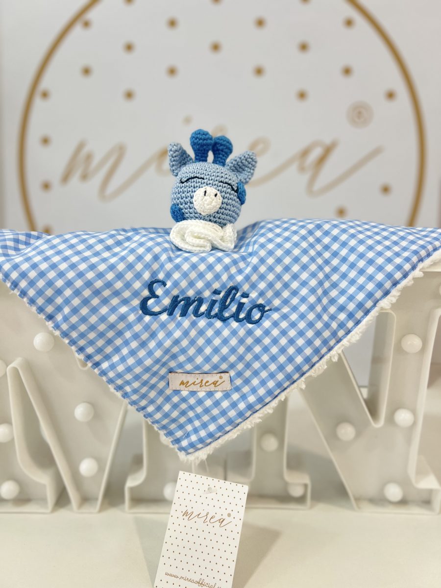 doudou para bebe azul
