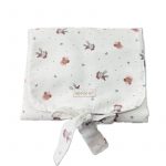 Cambiador conejos rosas