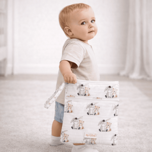 bolsa grande imprmeable animalitos