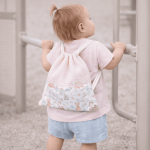 mochila merienda rosa con animalitos.2