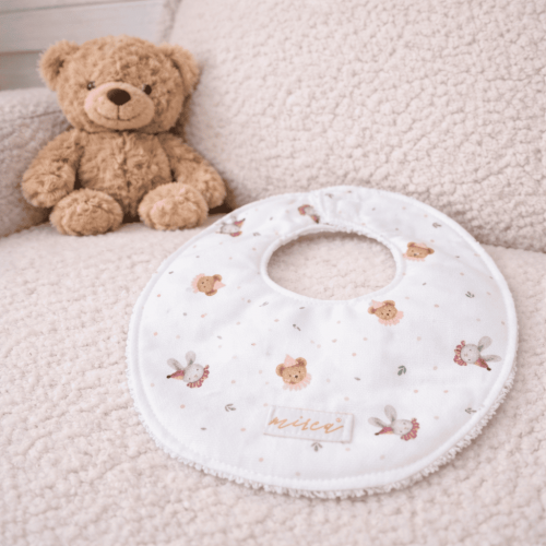 babero fiesta rosa 1