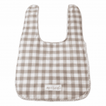 babero vichy beige 3