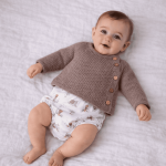 conjunto ranita para bebe camel 2