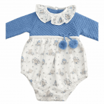 pelele para bebe azul