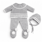 primera puesta para bebe gris 6
